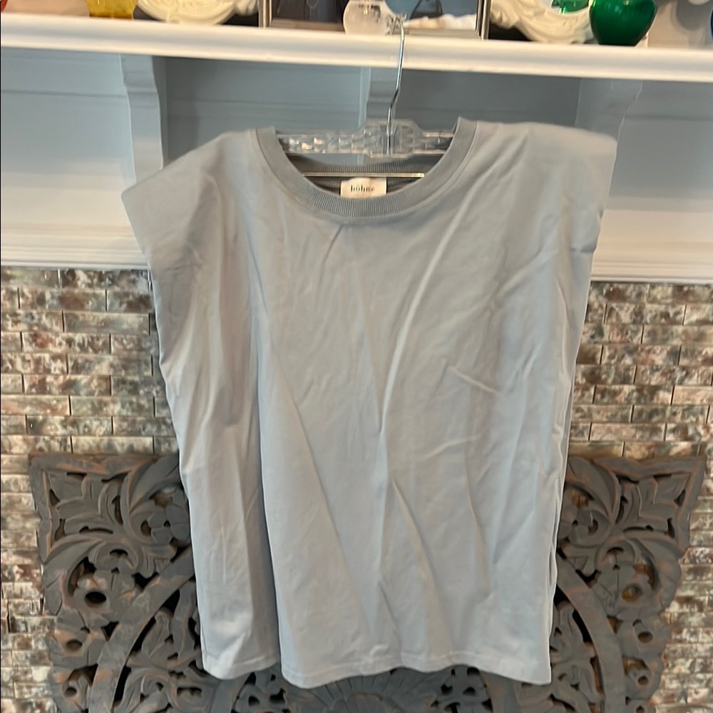 Bohme Light Blue/Gray Muscle Tee